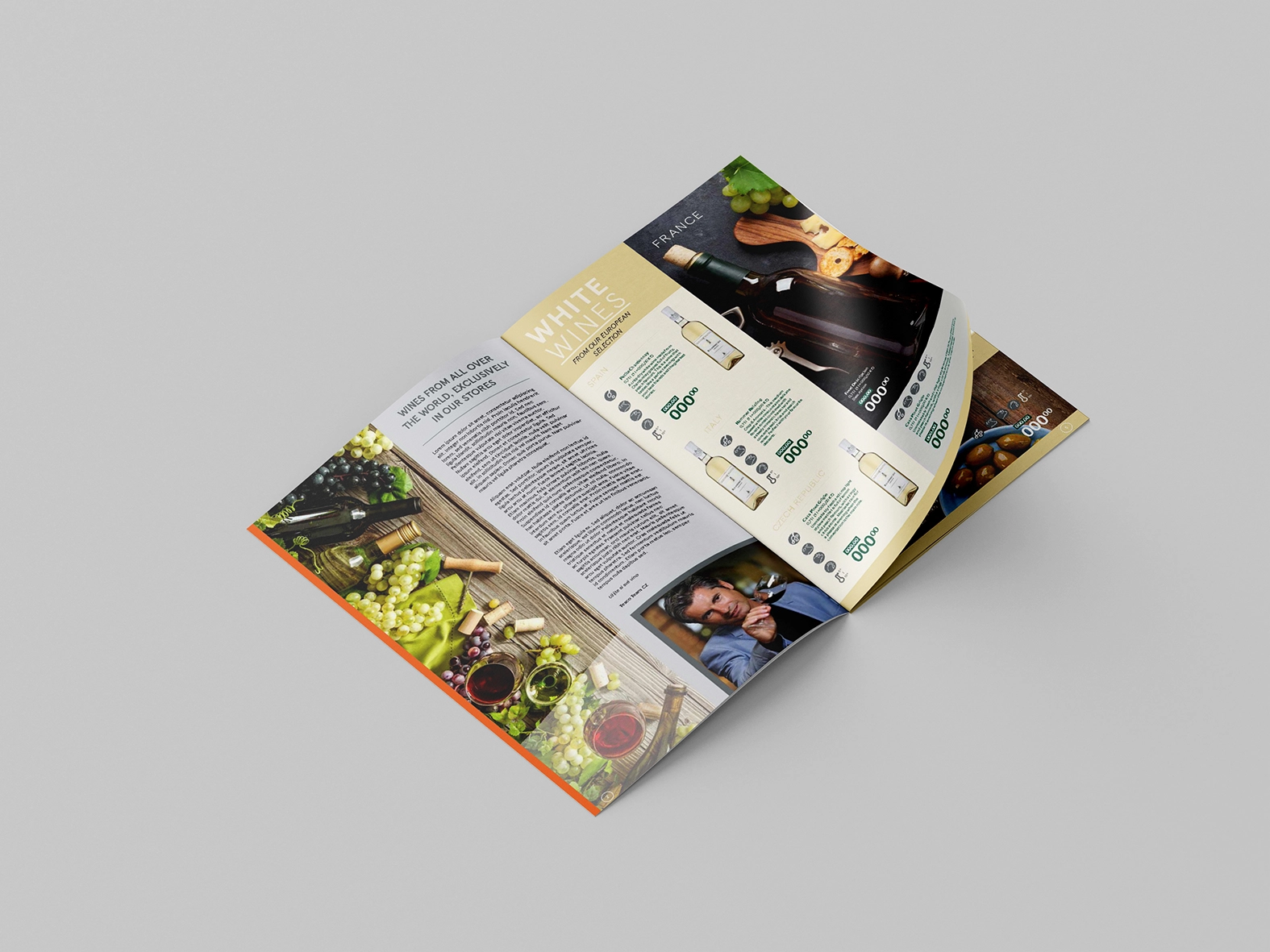 Tesco CE Wine Catalogue, inner spread 1